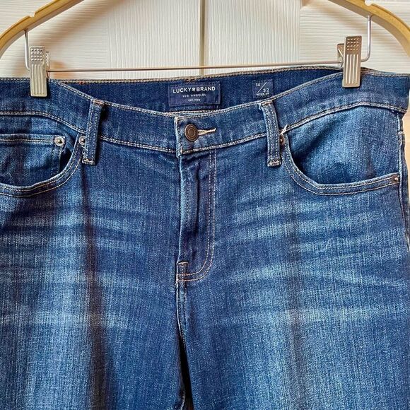 Lucky Brand Indigo Denim Sweet Boot Jeans S-14R EUC - Picture 3 of 7